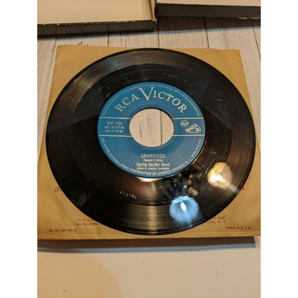RCA Victor Musical Smart Set Band Marches Spring Garden Band 3 Records - Picture 11 of 12